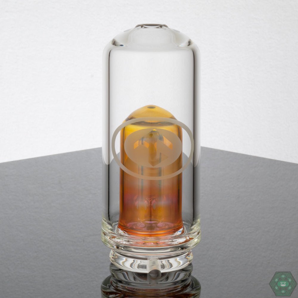 The Puffco Peak Glass Attachment - Amber -SmokeDay