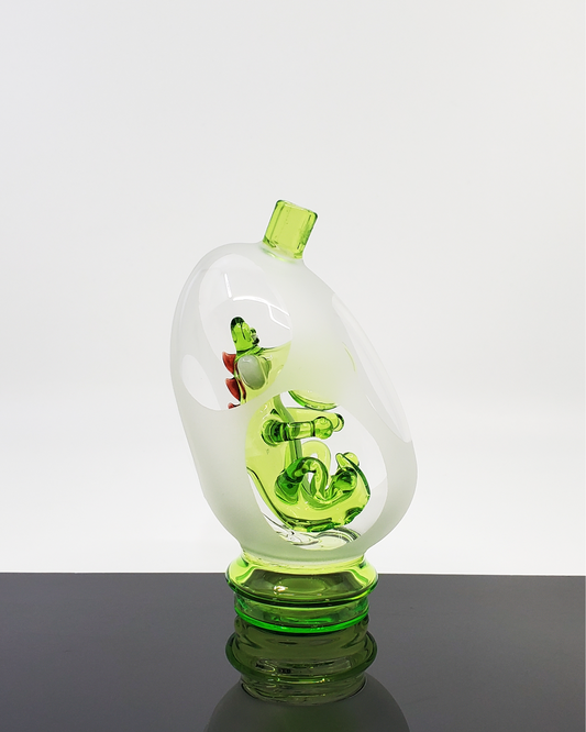 Calibear Yoshi Puffco Attachment – Artistic Glass Enhancement for Puffco