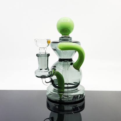 MAV Glass Mini Ball Recycler - Compact Design with Smooth Filtration