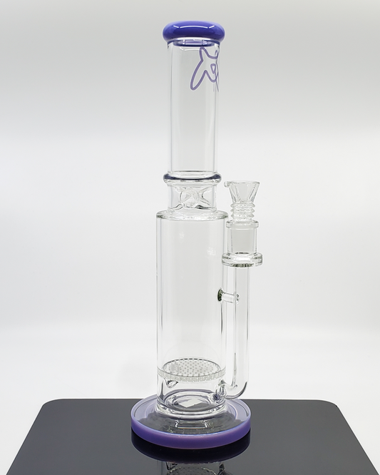 MAV Glass 14" Honeycomb Dome Straight Tube Bong | Smooth Hits