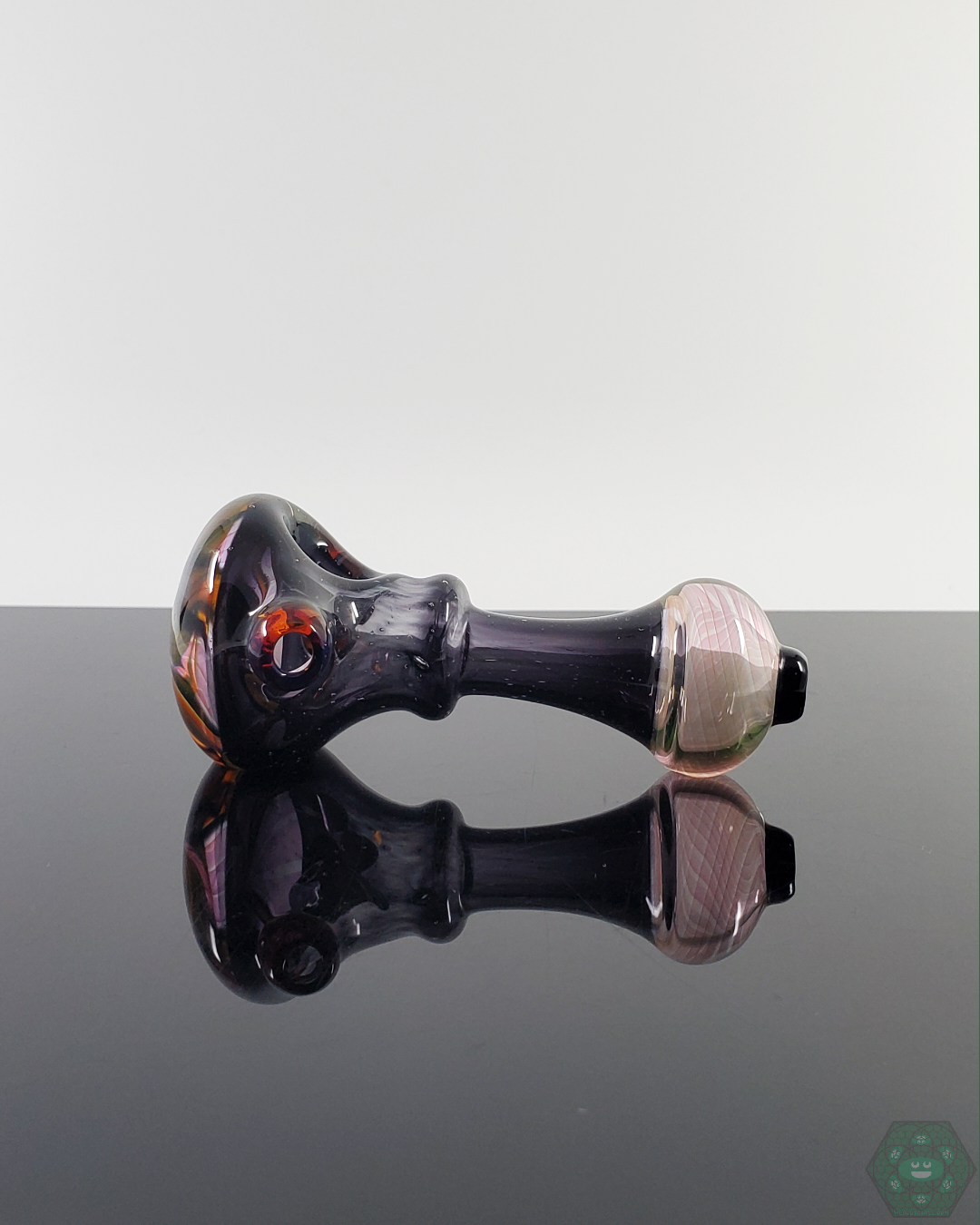 LQL Glass - Fumed Multi Section Spoon