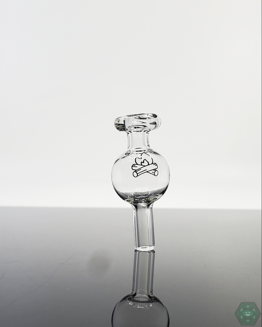 Campfire Quartz Bubble Caps – Clear 25MM Cap for Efficient Dabs