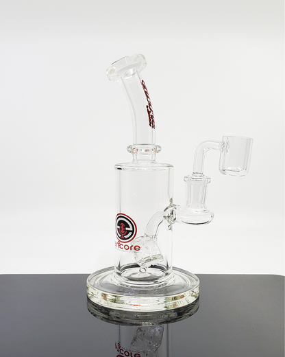 Encore Glass 8” UV Diamond Perc Rig | 16-Hole Perc for Smooth Filtration