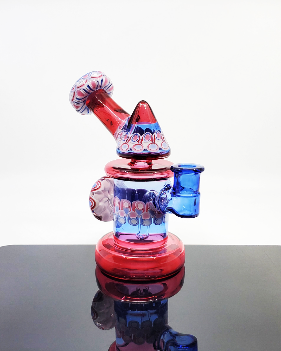 RL Dots Kickback Jammer – Compact Glass Dab Rig with Dot Stack Design