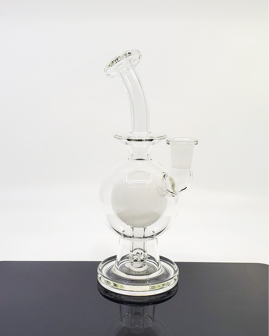 Mike D Glass Color Accent Ball Rig – 10mm Compact and Stylish Dab Rig