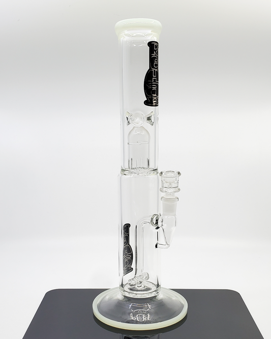 Rehab Glass 15" Inline Straight Tube Bong | Sleek Design