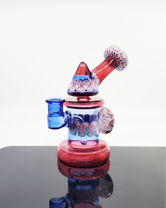 RL Dots Kickback Jammer – Compact Glass Dab Rig with Dot Stack Design