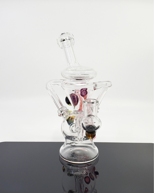 Zaks Glass - Clear Klein Recycler | Unique Glass Rig - Headdy Glass