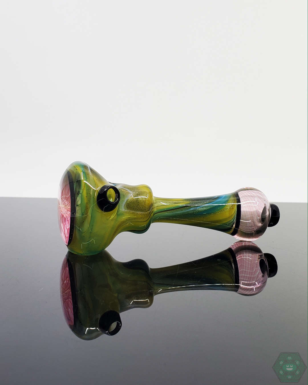 LQL Glass - Fumed Multi Section Spoon