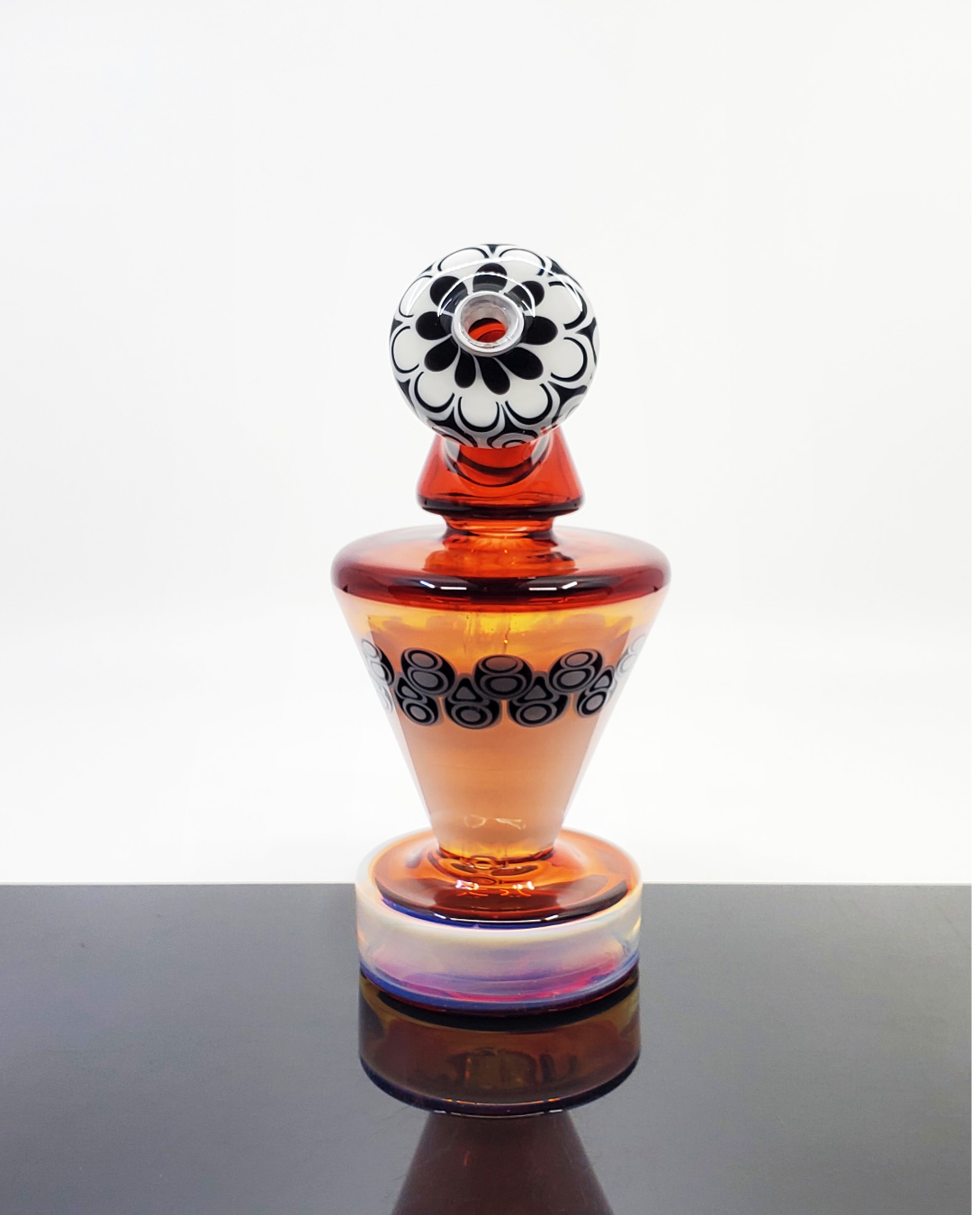 RL Dots Talus Rig – Handcrafted 10mm Dab Rig with Signature Dot Work