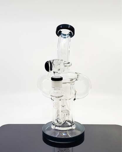 Monark Glass - 9.5" Dual Uptake Circ Perc