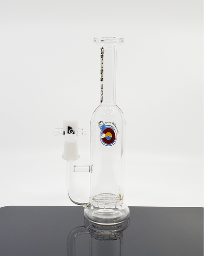 Glass Lab 303 - Waffle Perc Straight Bottle