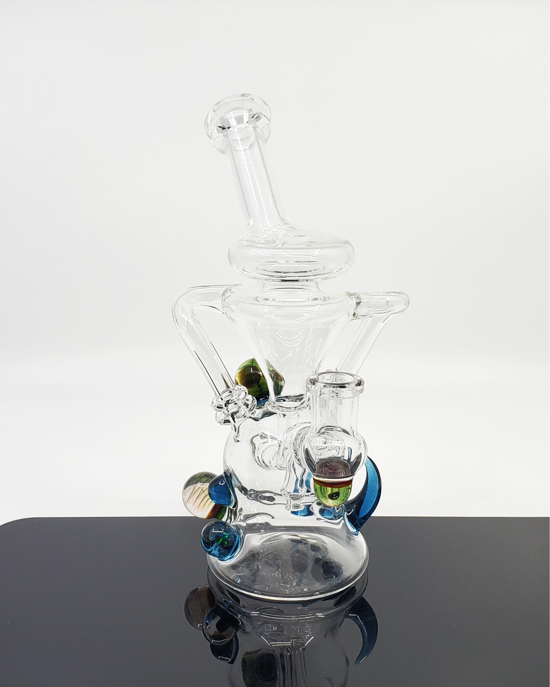 Zaks Glass - Clear Klein Recycler | Unique Glass Rig - Headdy Glass