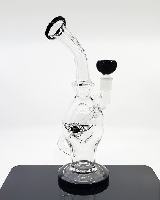 Diamond Glass 12" Ball Rig | Stylish Dab Rig