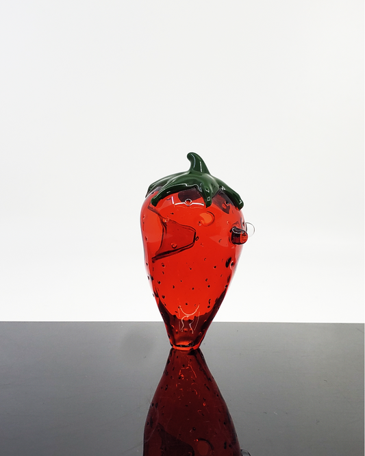 Glass by Boots - Strawberry Spoon – Unique Strawberry-Shaped Spoon Pipe