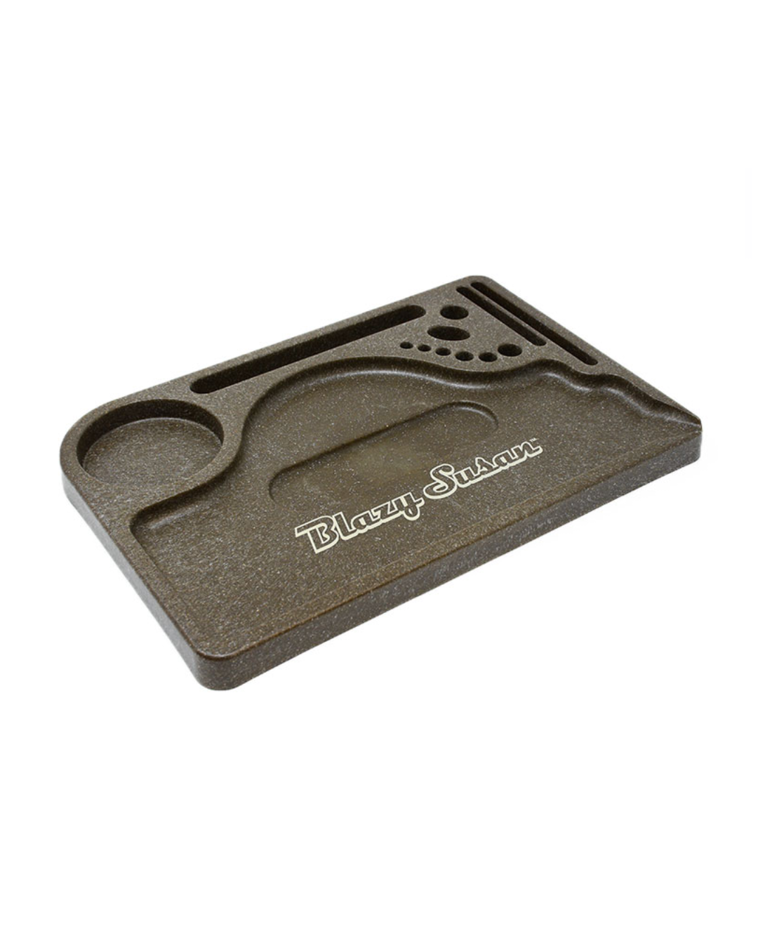 Blazy Susan Hemp Plastic Rolling Tray - Eco-Friendly and Durabl