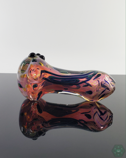 LQL Glass - Fumed Linework Spoon