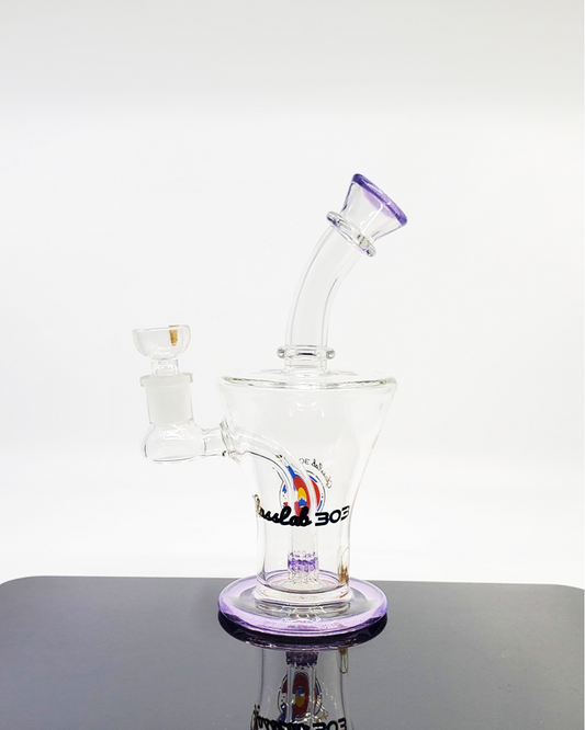 Glass Lab 303 8” Lace Perc Cone | Compact Filtration | 14mm Joint