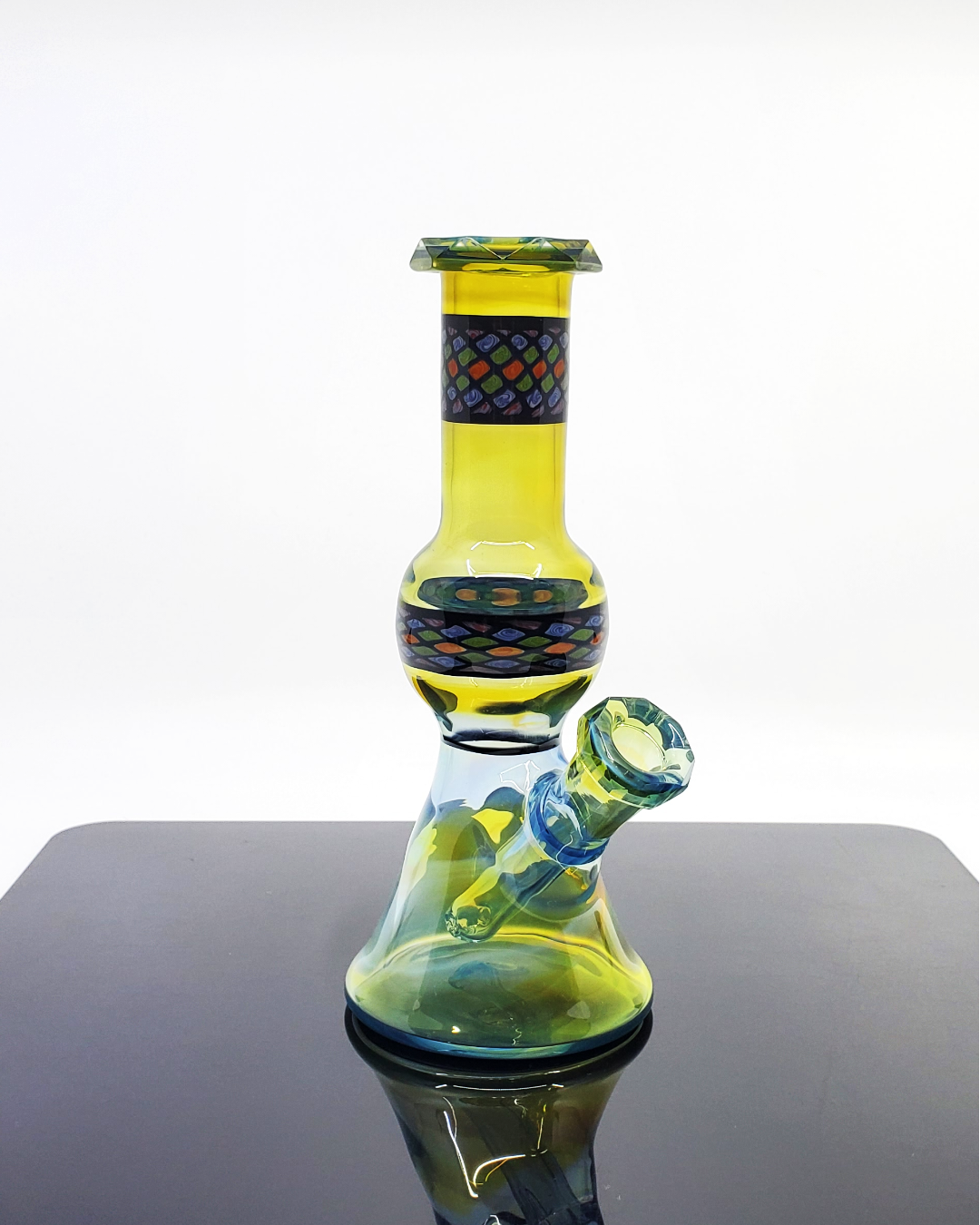 Shipley Glass Plantphibian Faceted Jammer – 10mm Unique Handcrafted Dab Rig