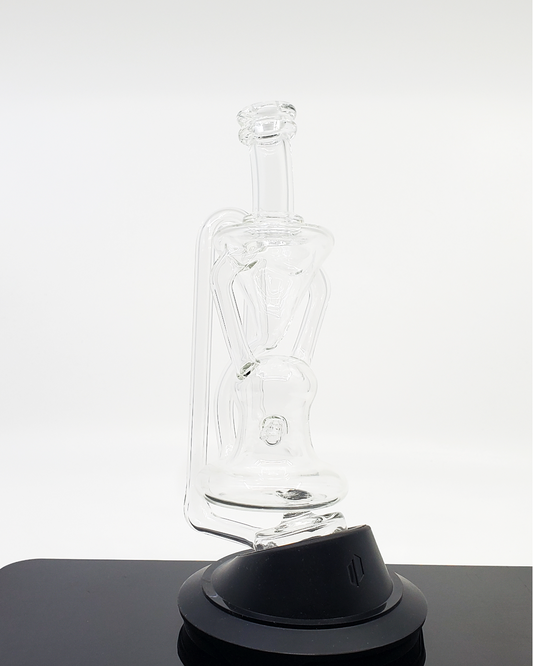 Logi Glass Art 2x1 Recycler Puffco Attachment - Dual Filtration System