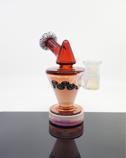 RL Dots Talus Rig – Handcrafted 10mm Dab Rig with Signature Dot Work