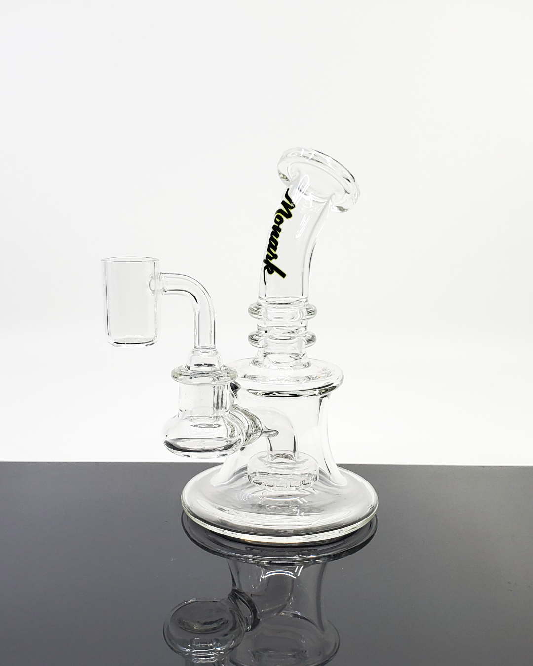 Monark Glass 6” Bell Banger Hanger | Durable Design | Compact Rig