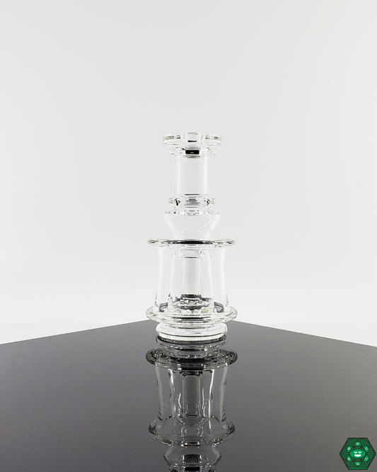NIB Glass - Partial Color Single Cylinder Puffco Peak Attachment #3