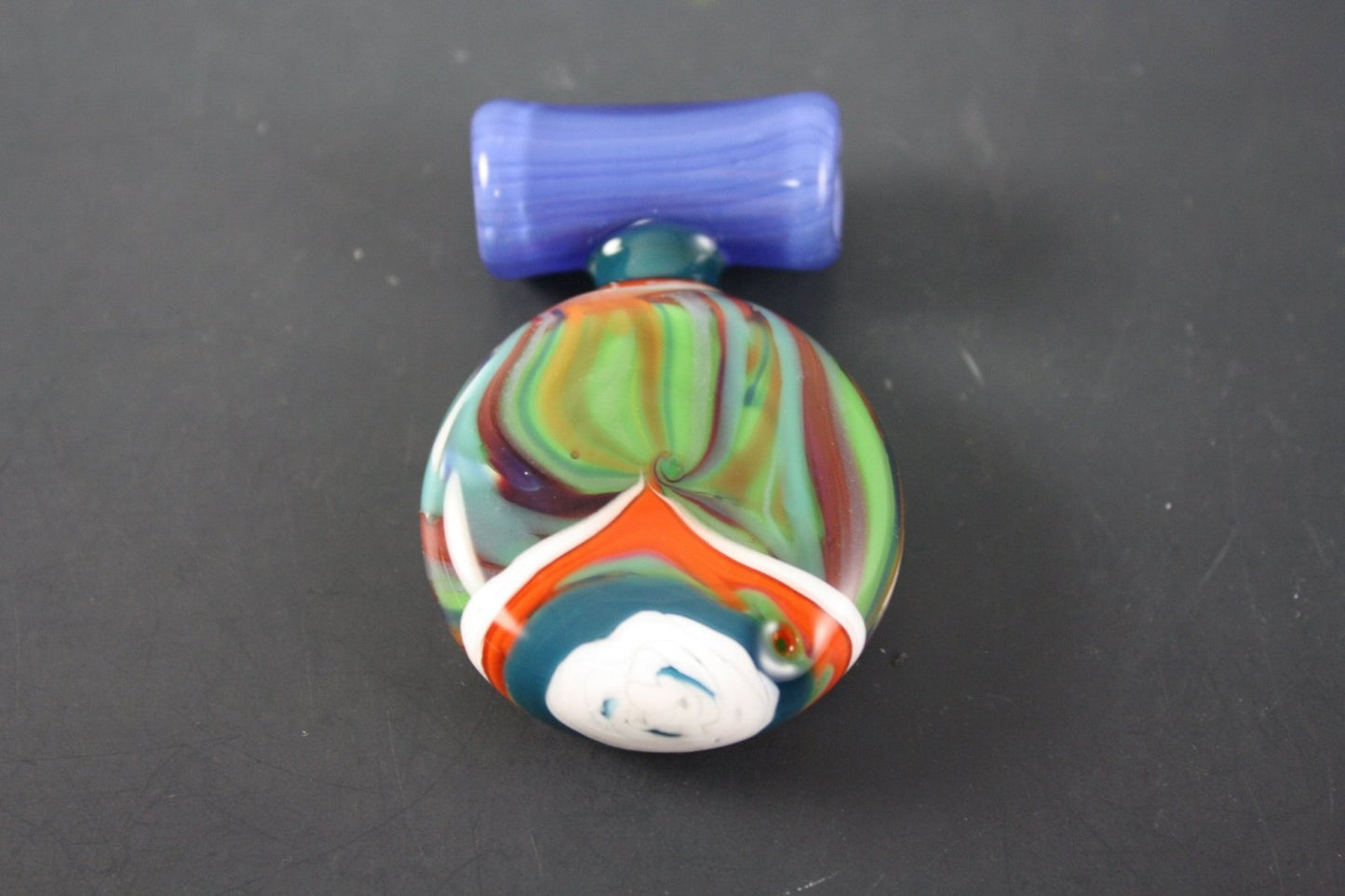 AAA Glass Coogi Pendant #2 | Unique Art Glass Necklace with Vibrant Color Detailing for Collectors

