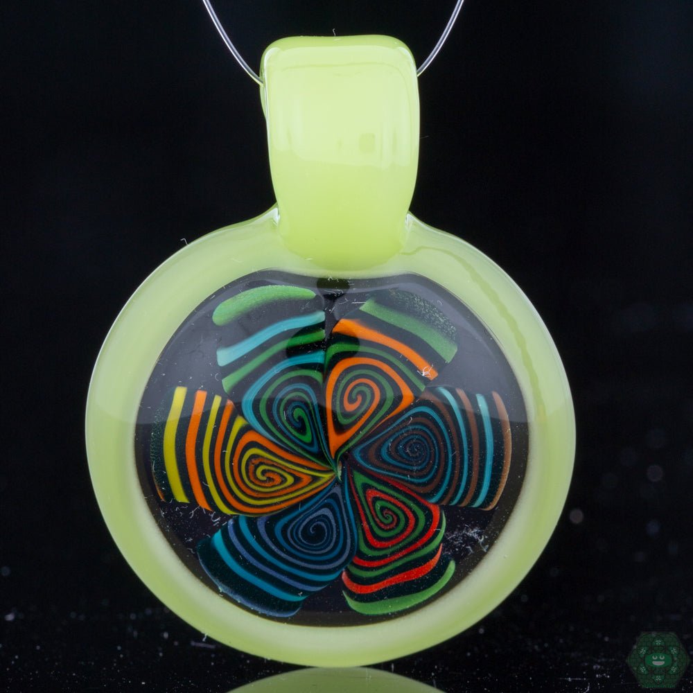 Moneybag Pendant #2 by Just Another Glass Blower - Collectible Glass Art