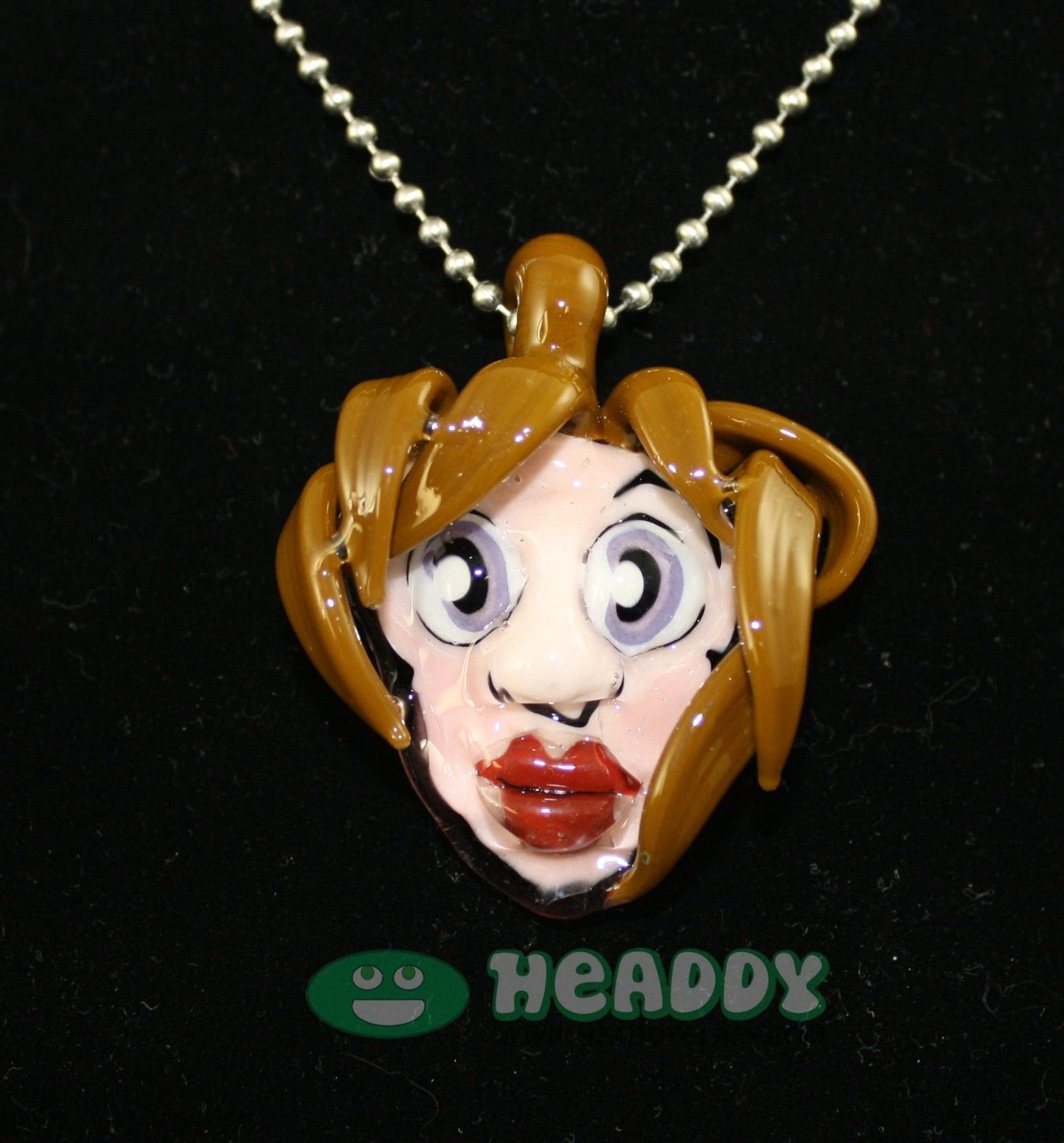 Grimm 3D pendant #3 - Headdy Glass - HG