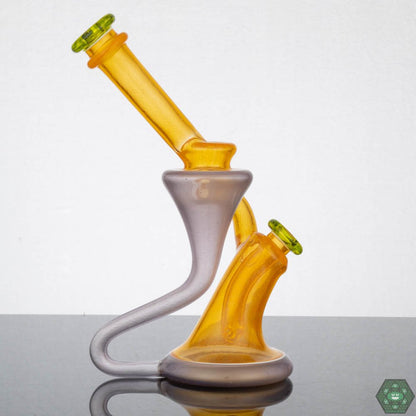 Kilo Glass Recycler #3 – 10MM female joint and 3-hole perc for smooth, flavorful vapor production.