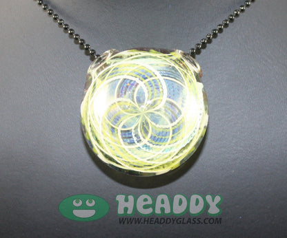 Koichi Yajima uv hollow pendant - Headdy Glass - HG