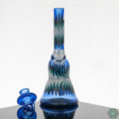 Ra Glass Mini Tube - Dichro Over Blue Dream - @Ra_glass - HG