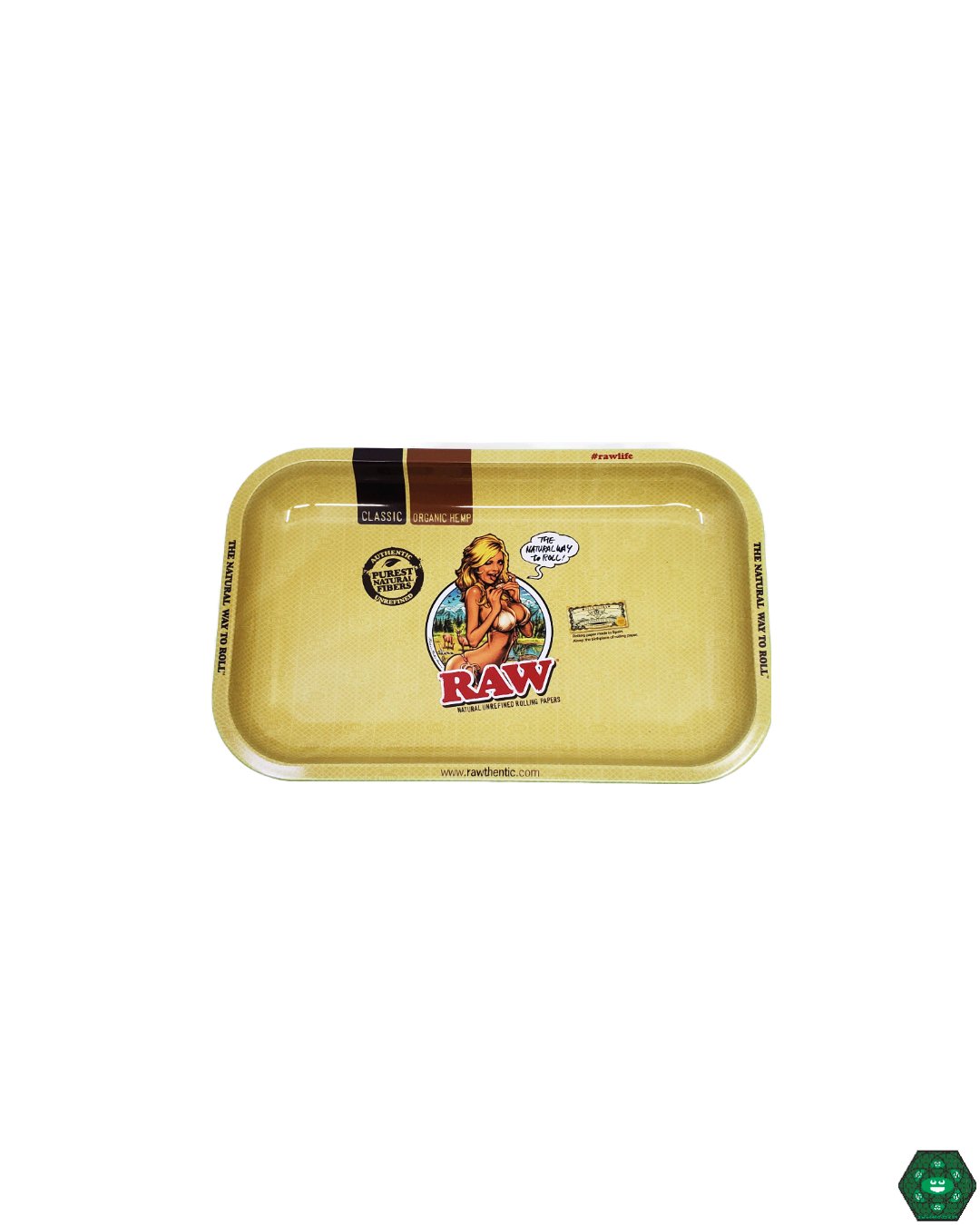 Raw Girl Rolling Tray - Medium - RAW - HG