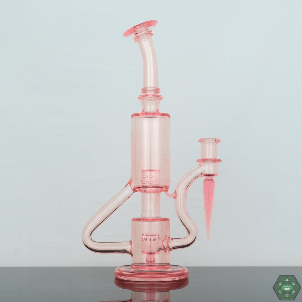 The Glass Carpenter Plasma Bubble Dumper - 10MM Handcrafted Dab Rig with Unique Bubble Perc