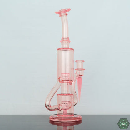 The Glass Carpenter Plasma Bubble Dumper - 10MM Handcrafted Dab Rig with Unique Bubble Perc